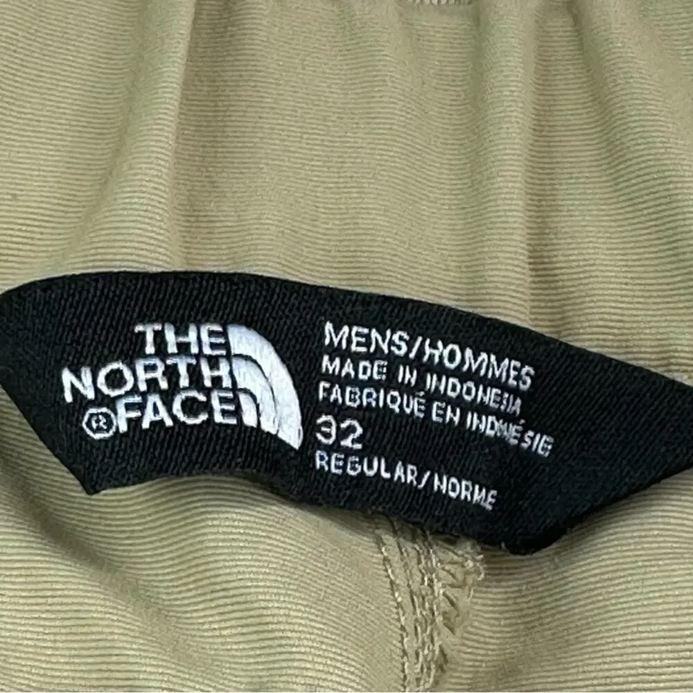 The North Face Belted Adjustable Nylon Hikingng Outdoor Camping Shorts - KHAKI